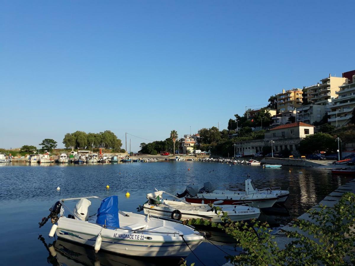 Limanaki Ss View Apartment Kavala Bagian luar foto